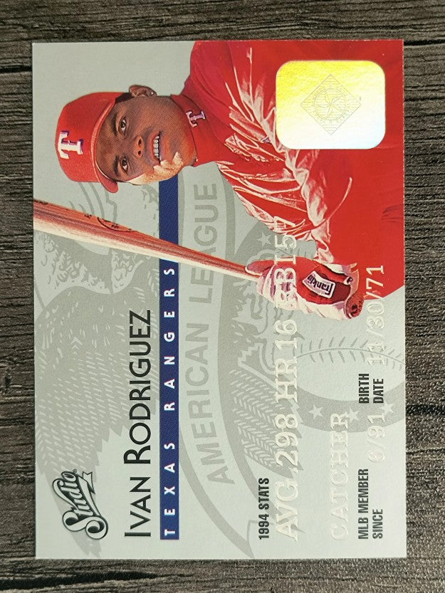 1995 Studio #117 Ivan Rodriguez