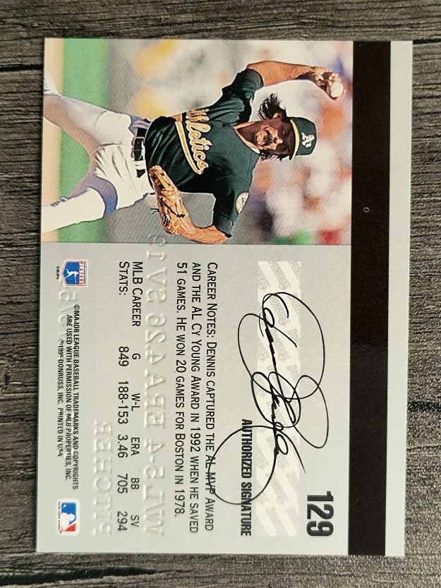 1995 Studio #129 Dennis Eckersley