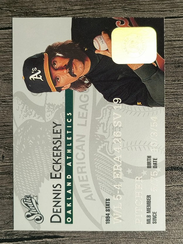 1995 Studio #129 Dennis Eckersley
