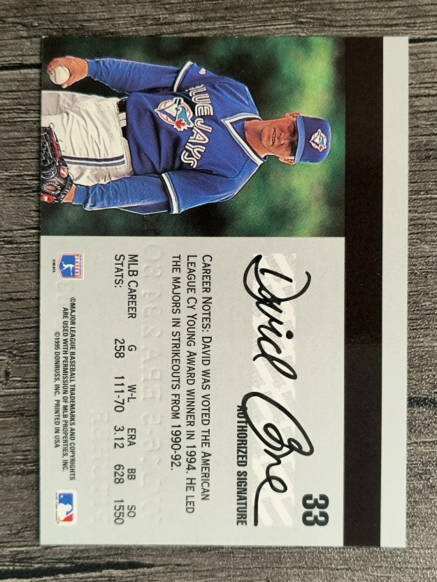 1995 Studio #33 David Cone