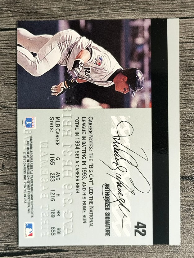 1995 Studio #42 Andres Galarraga