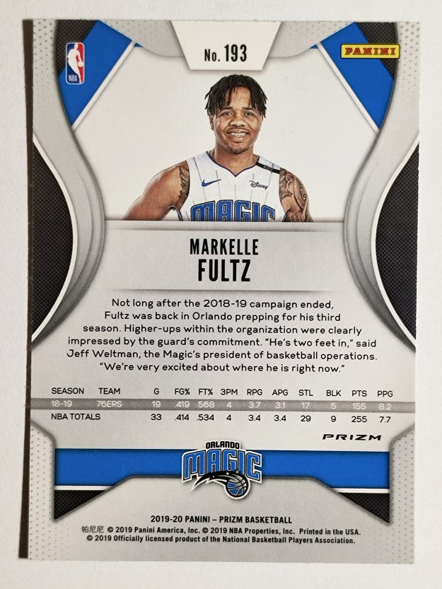 2019-20 Panini Prizm Prizms Green #193 Markelle Fultz
