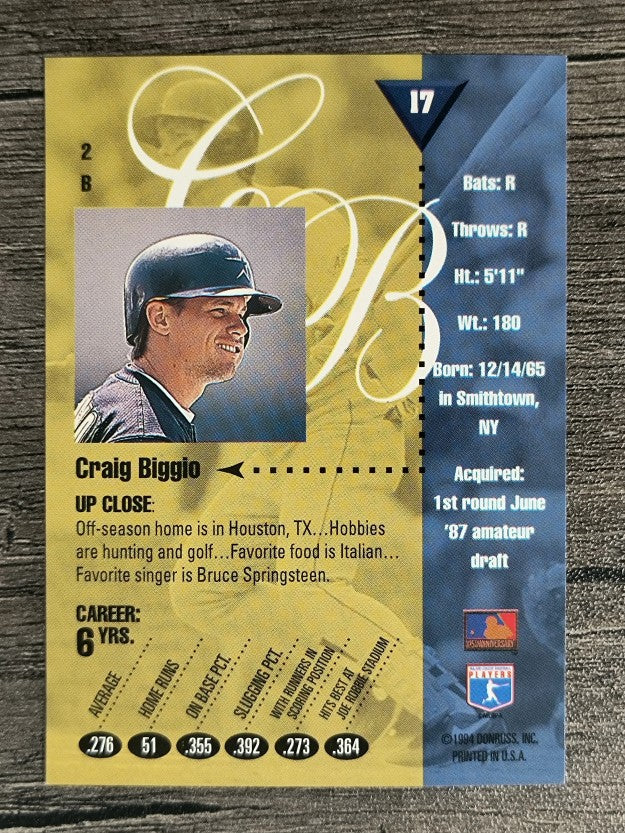 1994 Studio #17 Craig Biggio