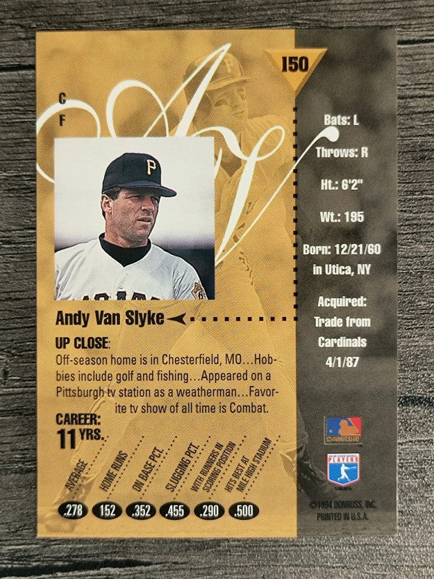 1994 Studio #150 Andy Van Slyke