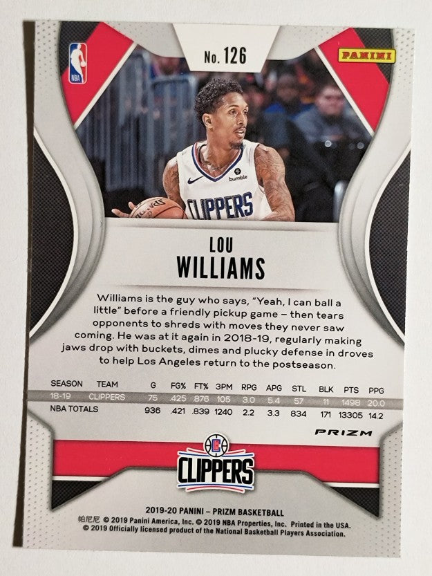 2019-20 Panini Prizm Prizms Green #126 Lou Williams