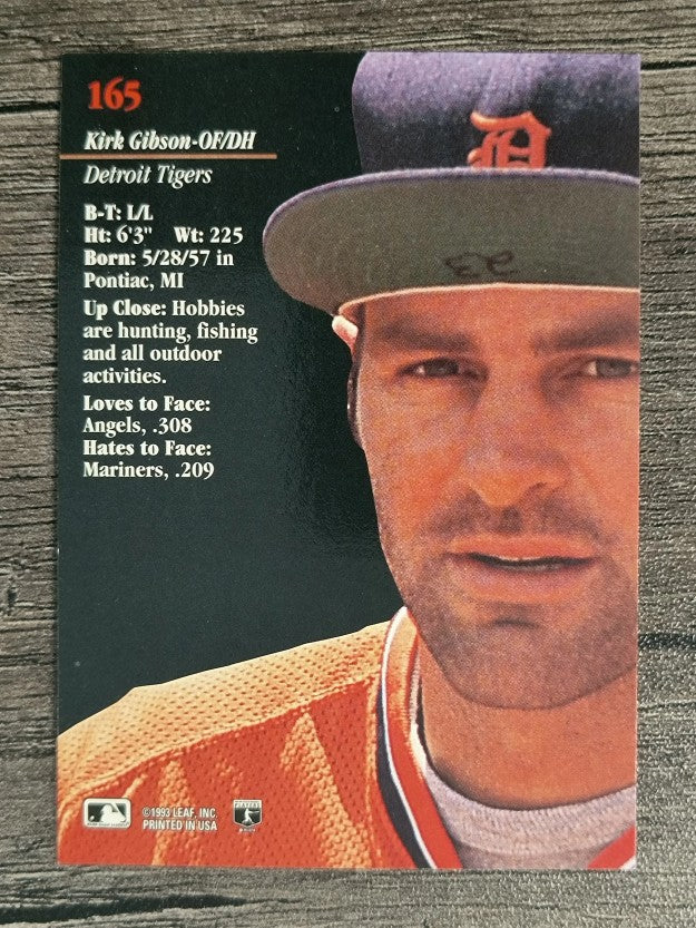 1993 Studio #165 Kirk Gibson