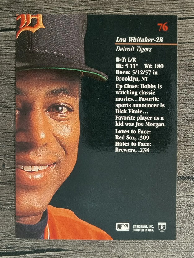 1993 Studio #76 Lou Whitaker