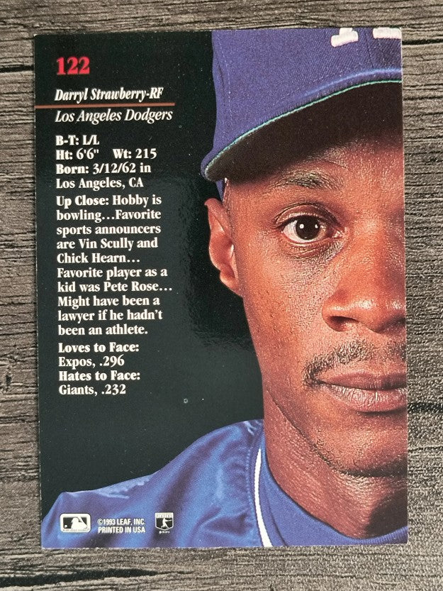 1993 Studio #122 Darryl Strawberry