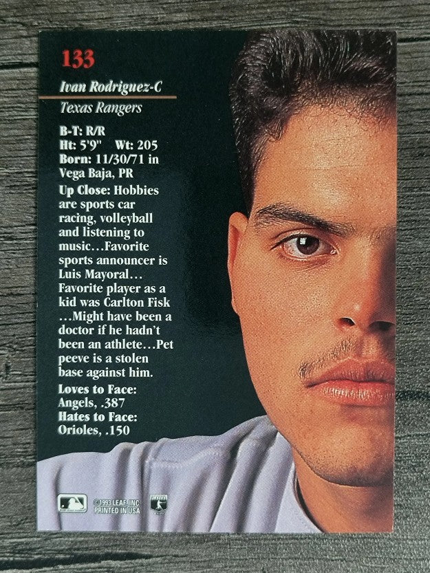 1993 Studio #133 Ivan Rodriguez