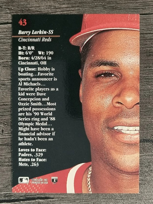 1993 Studio #43 Barry Larkin