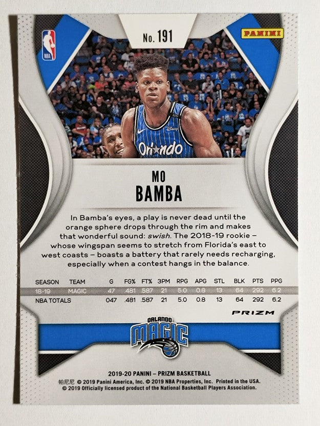 2019-20 Panini Prizm Prizms Green #191 Mo Bamba