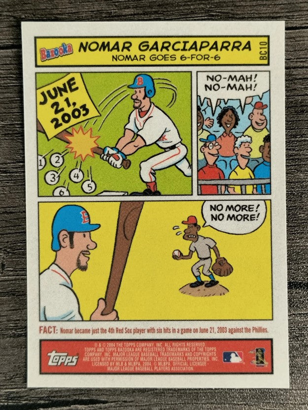 2004 Bazooka Comics #BC10 Nomar Garciaparra