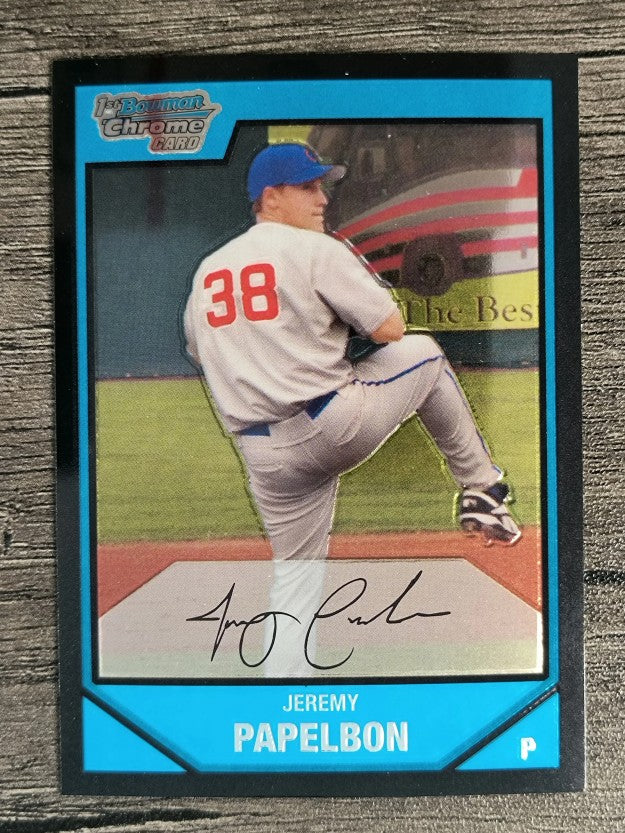 2007 Bowman Chrome Prospects #BC6 Jeremy Papelbon