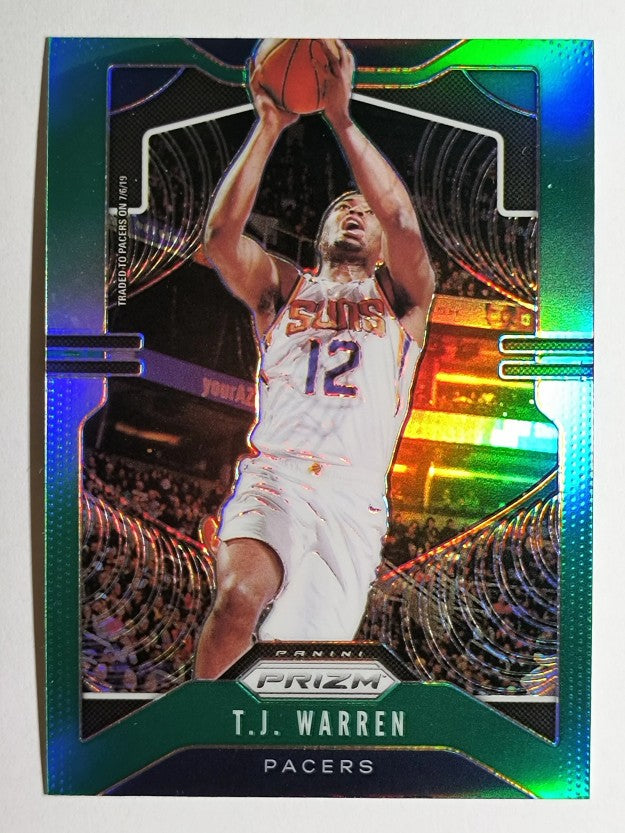 2019-20 Panini Prizm Prizms Green #228 T.J. Warren
