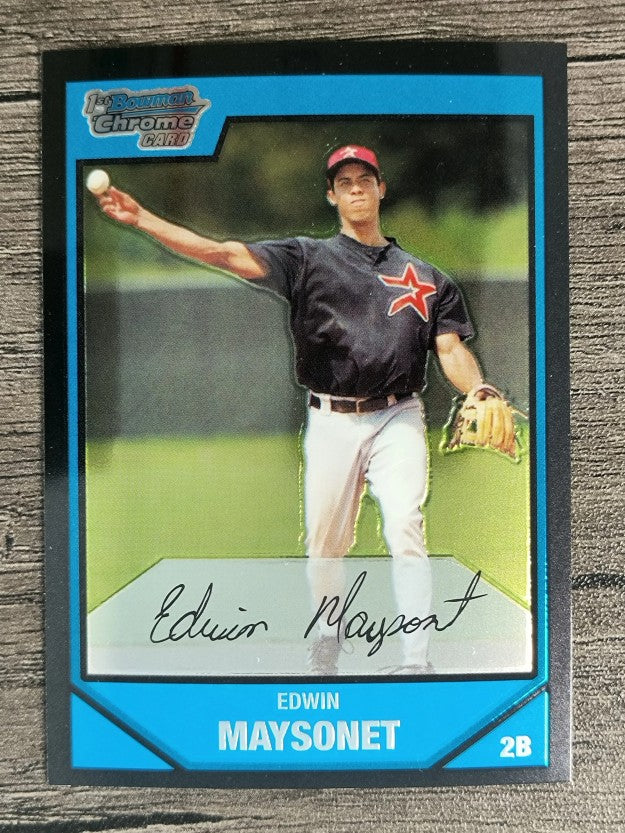 2007 Bowman Chrome Prospects #BC33 Edwin Maysonet