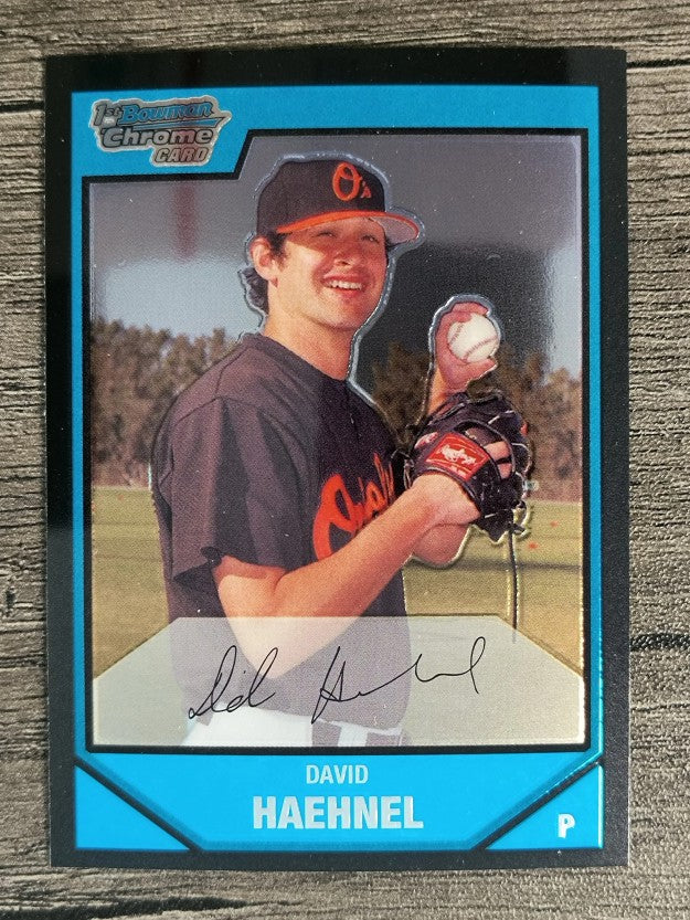 2007 Bowman Chrome Prospects #BC30 David Haehnel