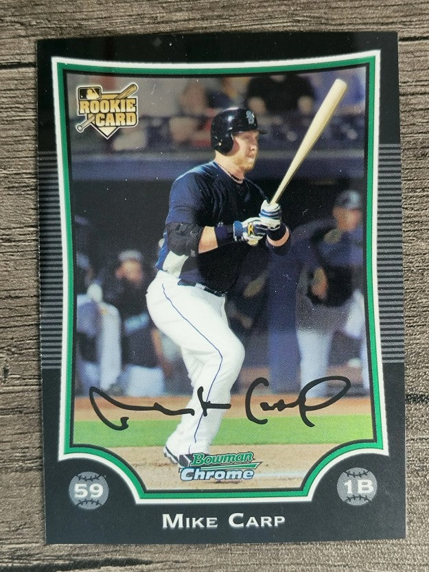 2009 Bowman Chrome Draft #BDP9 Mike Carp