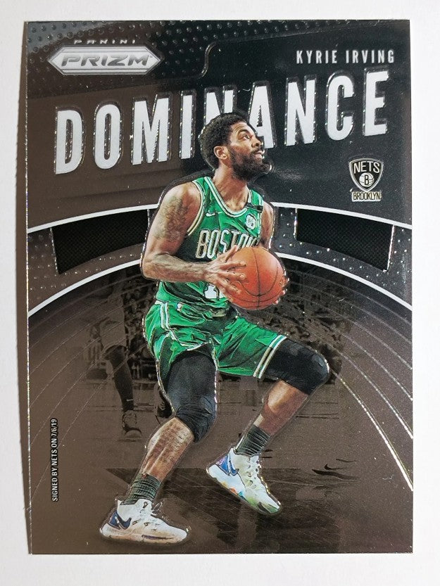 2019-20 Panini Prizm Dominance #19 Kyrie Irving