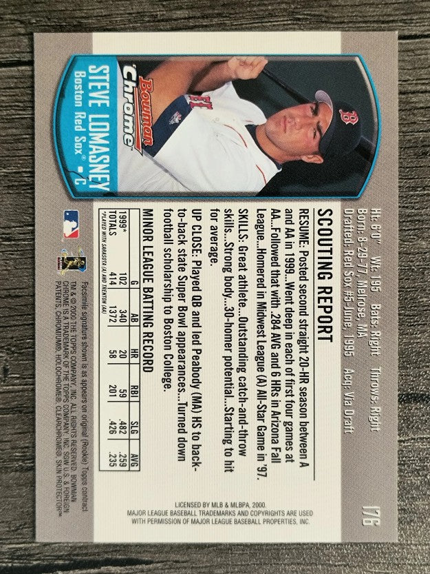 2000 Bowman Chrome #176 Steve Lomasney