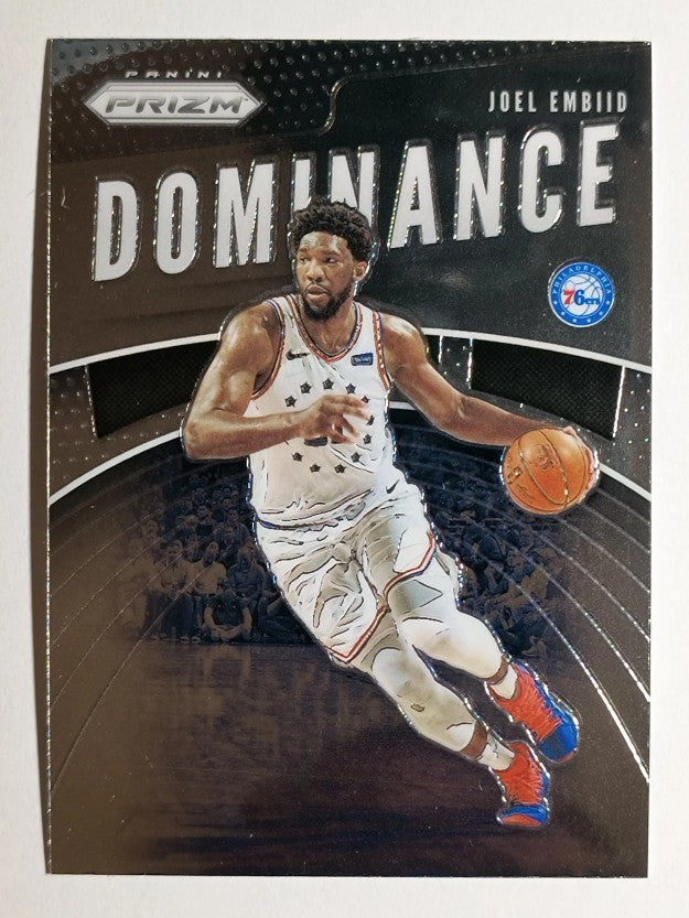 2019-20 Panini Prizm Dominance #14 Joel Embiid
