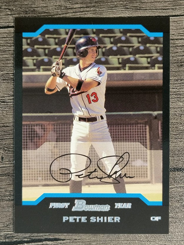2004 Bowman #310 Pete Shier FY RC