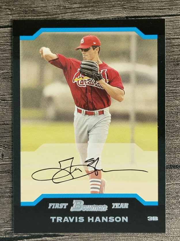 2004 Bowman #225 Travis Hanson FY RC