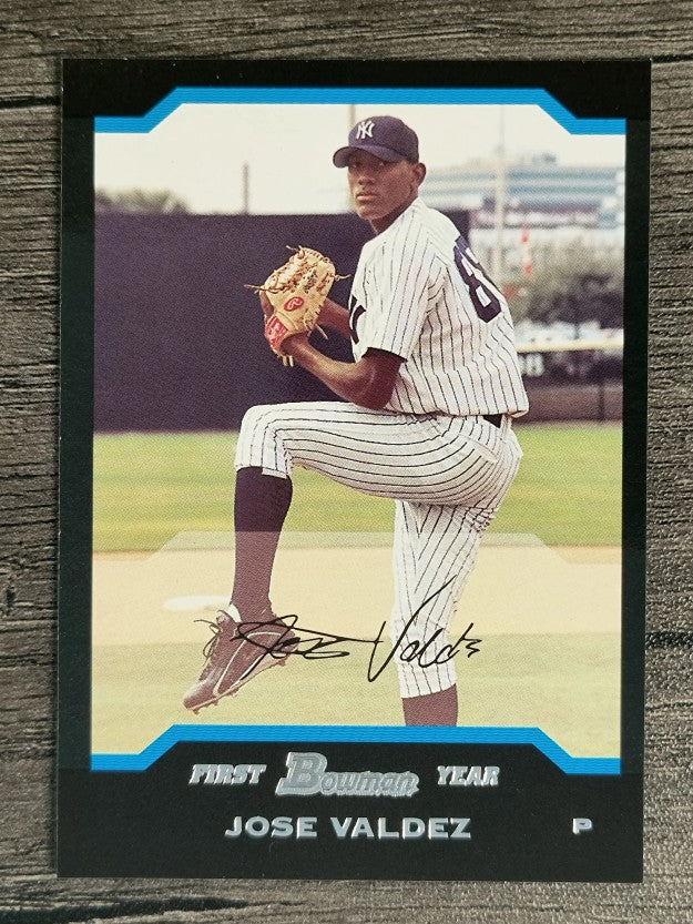 2004 Bowman #243 Jose Valdez FY RC