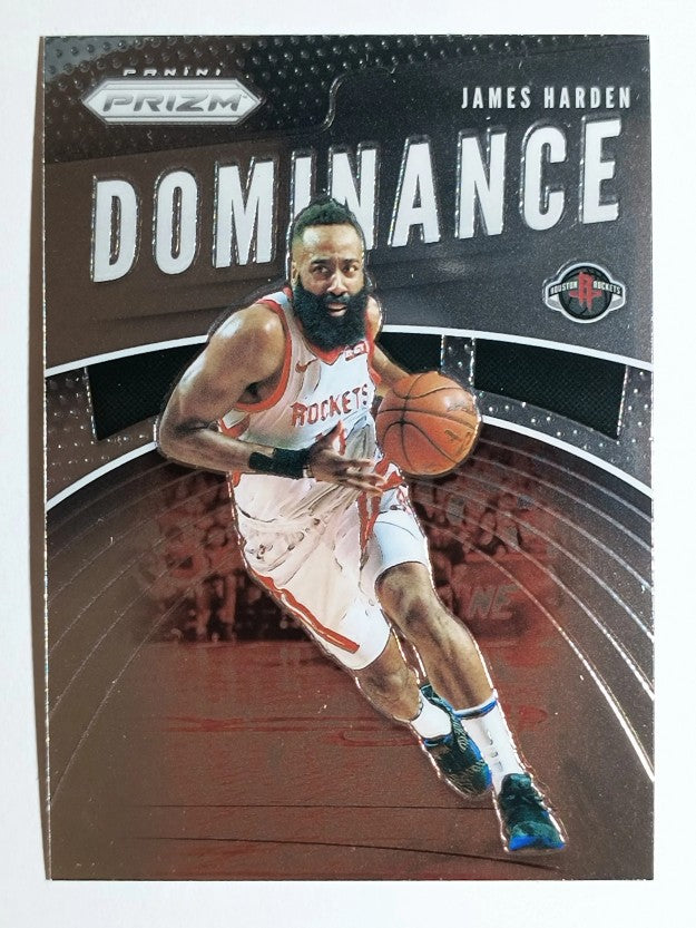 2019-20 Panini Prizm Dominance #12 James Harden