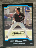 2004 Bowman #270 Jorge Mejia FY RC