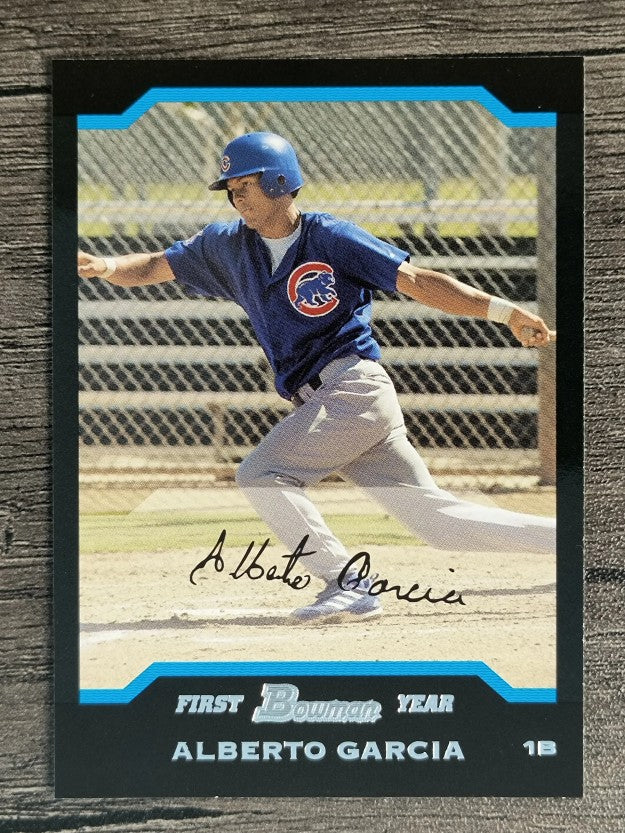 2004 Bowman #206 Alberto Garcia FY RC