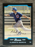 2004 Bowman #206 Alberto Garcia FY RC