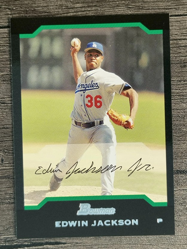 2004 Bowman #148 Edwin Jackson