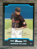 2004 Bowman #171 Merkin Valdez FY RC