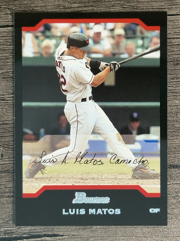 2004 Bowman #134 Luis Matos