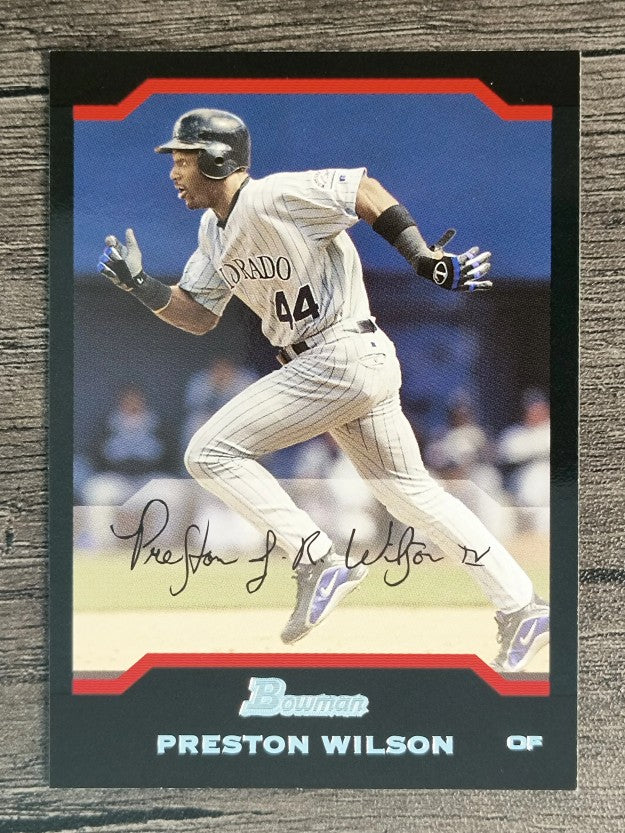 2004 Bowman #31 Preston Wilson