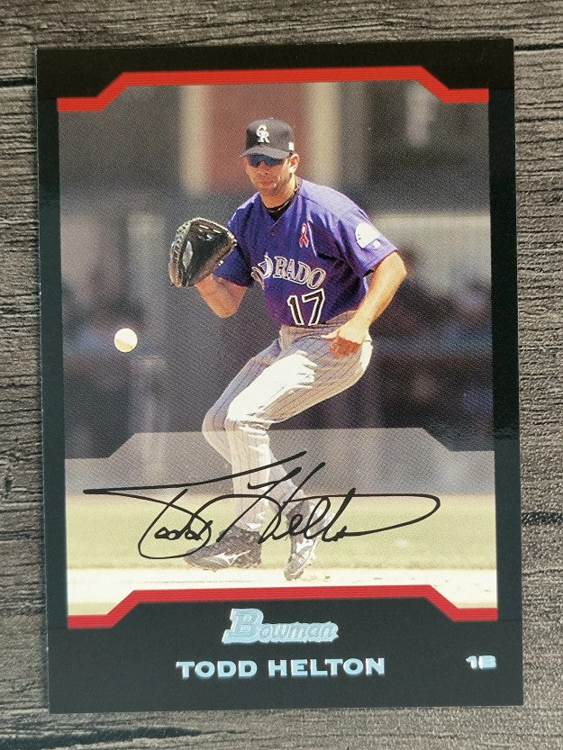 2004 Bowman #43 Todd Helton
