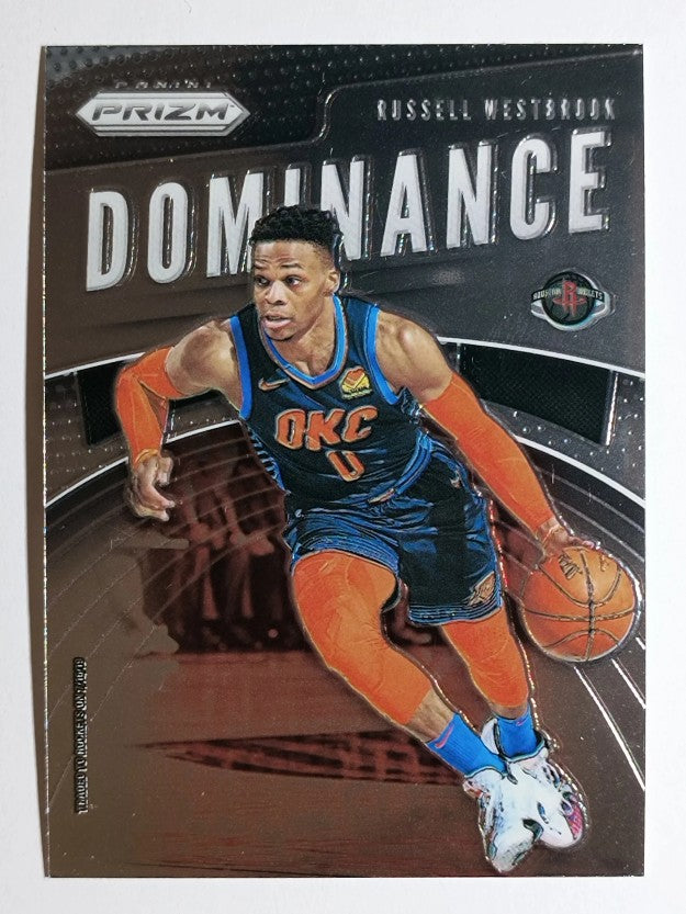2019-20 Panini Prizm Dominance #23 Russell Westbrook