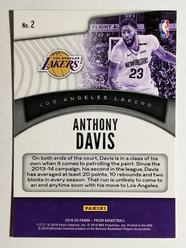 2019-20 Panini Prizm Dominance #2 Anthony Davis