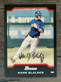 2004 Bowman #92 Hank Blalock