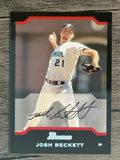 2004 Bowman #90 Josh Beckett