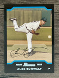 2004 Bowman #330 Alec Zumwalt FY RC
