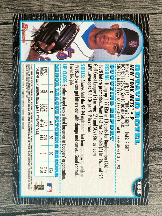 1999 Bowman #188 Octavio Dotel
