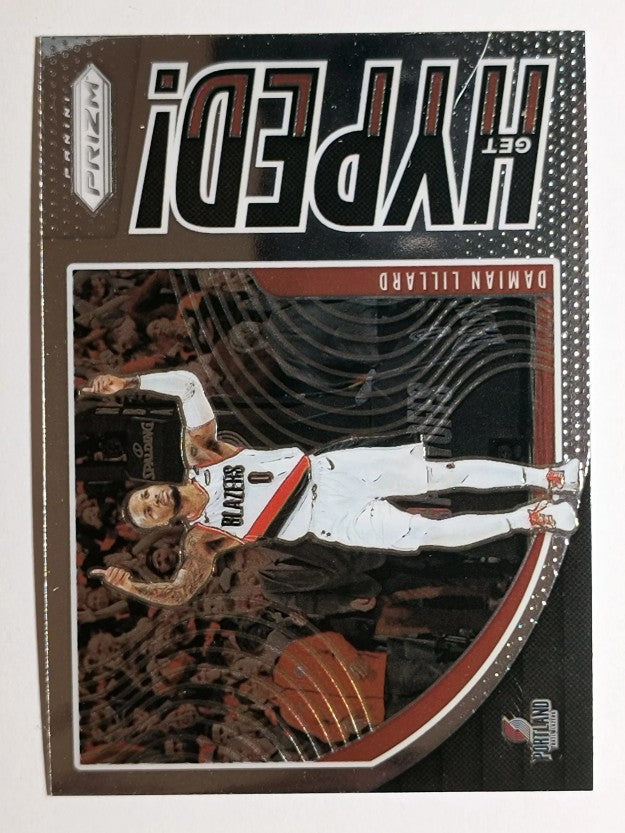 2019-20 Panini Prizm Get Hyped! #8 Damian Lillard