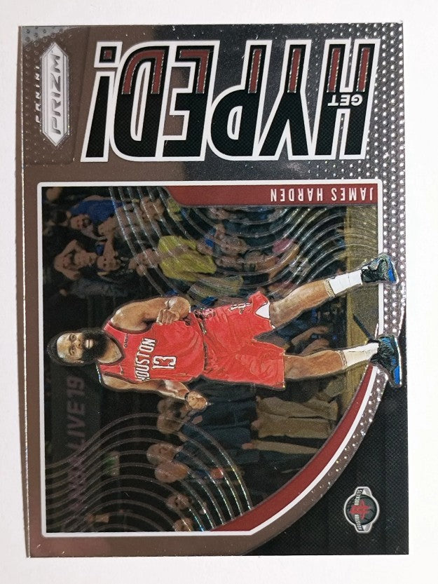 2019-20 Panini Prizm Get Hyped! #5 James Harden
