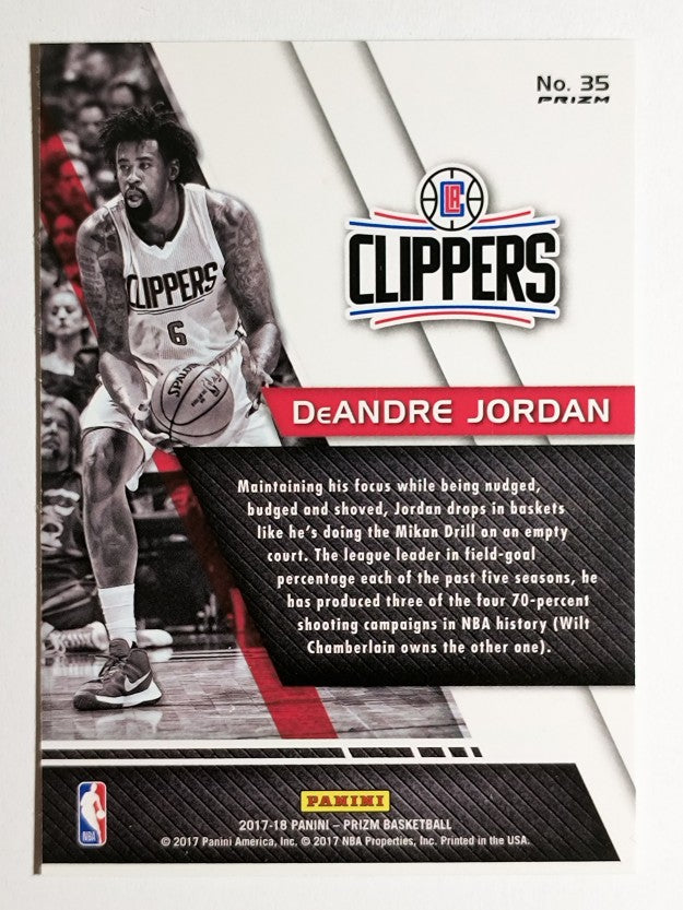 2017-18 Panini Prizm Fundamentals Prizms Fast Break #35 DeAndre Jordan