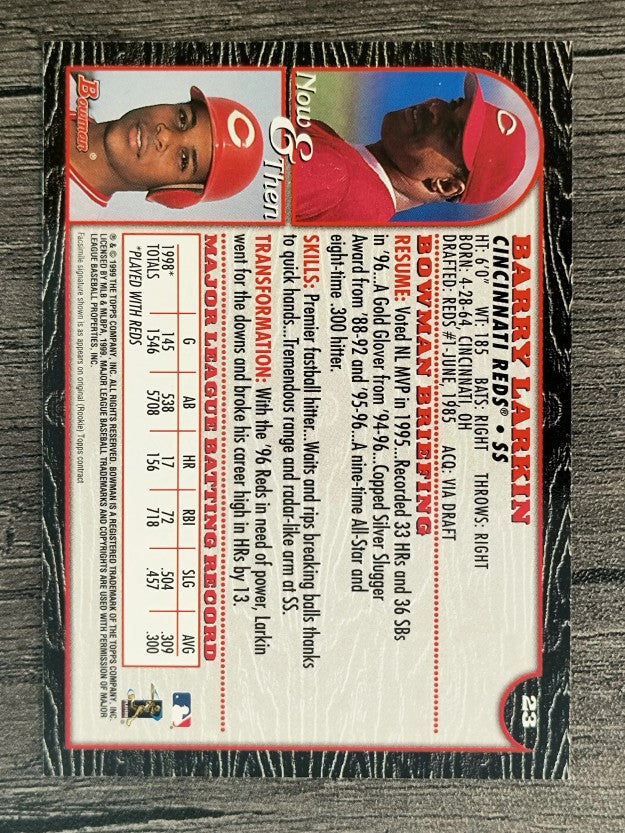 1999 Bowman #23 Barry Larkin