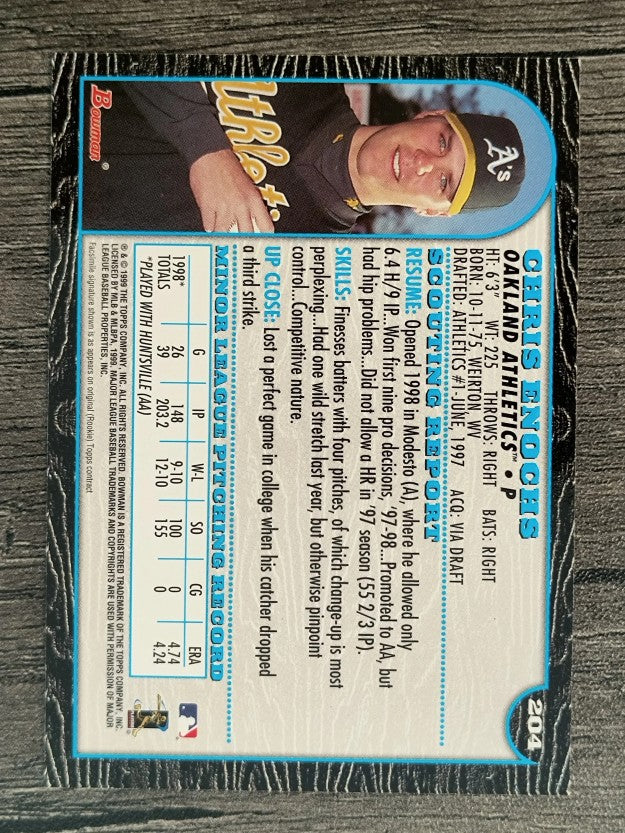1999 Bowman #204 Chris Enochs