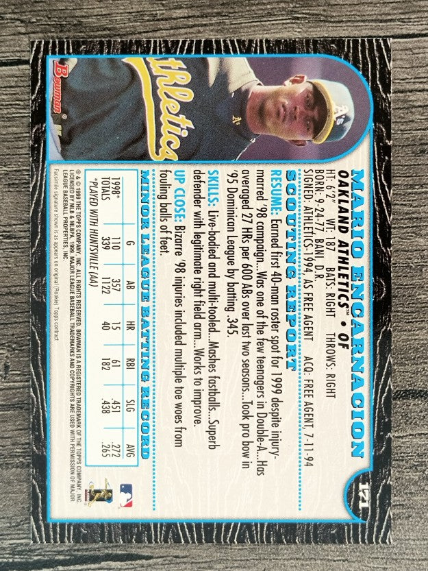 1999 Bowman #171 Mario Encarnacion RC