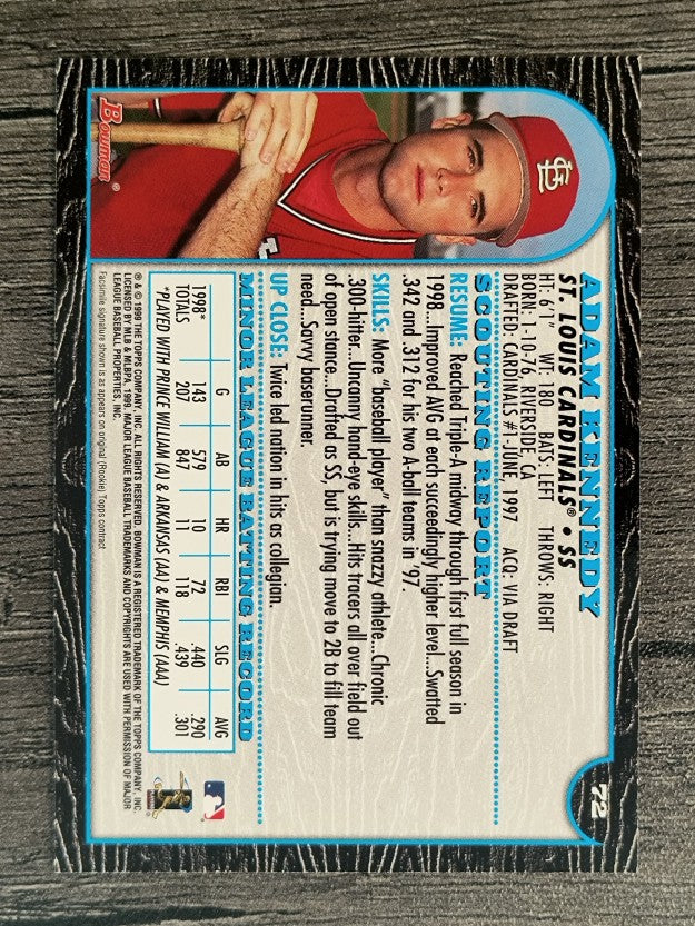 1999 Bowman #72 Adam Kennedy