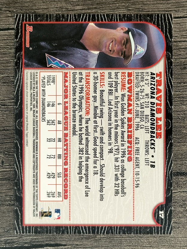 1999 Bowman #17 Travis Lee